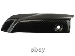 Protection d'échappement carbone gauche Triumph Street Triple 660 765 2017