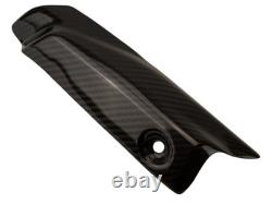 Protection d'échappement carbone gauche Triumph Street Triple 660 765 2017