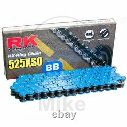 RK X-Ring Bleu 525XSO/118 Chaîne Rivet Triumph 675 Street Triple 2010-2015