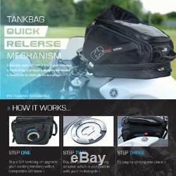 Sacoche Oxford Blu 4l + Bague Bouchon Type 2 Triumph 675 Street Triple 2013 201