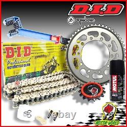 Set Transmission Chaîne DID Engrenage + 2 Pignon Triumph Street Triple 675 2014