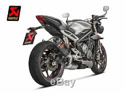 Silencieux Akrapovic Carbone Triumph Street Triple 765 S/r/rs