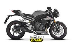 Silencieux Exan X-black Conique Triumph Street Triple 765 2017 Xt12-l00-xcc