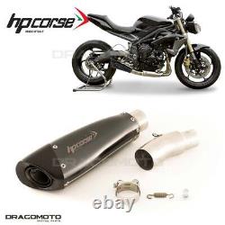 TRIUMPH STREET TRIPLE 2013 2014 Pot échappement HP CORSE Noir EVOXTREME Approuvé