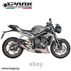 TRIUMPH STREET TRIPLE 660 S ABS A2 2018-2020 Pot échappement SPARK GTR0507TOM