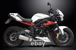 TRIUMPH STREET TRIPLE 675 2013-2016 Echappement 3-1 Complet 343mm X-Ovale Titane