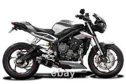 TRIUMPH STREET TRIPLE 765RS 17-2020 Echappement Silencieux 225OvaleCarbone PISTE