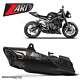Triumph Street Triple 765 2020 2021 Zard Pot échappement Conical Titane Noir