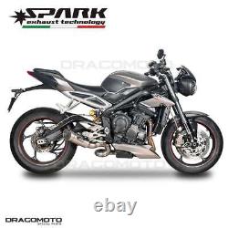 TRIUMPH STREET TRIPLE 765 S R RS 2021-2022 Pot échappement SPARK GRID-O Titan