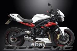 TRIUMPH Street Triple 675 R 2013-2016 Echappement Silencieux 200 Rond Inox PISTE