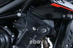 Tampons de protection R&G RACING Aero noir Triumph Street Triple
