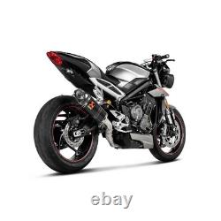 Triumph 765 Street Triple S / Rs 17/23 Silencieux Carbone Akrapovic / 1811-3