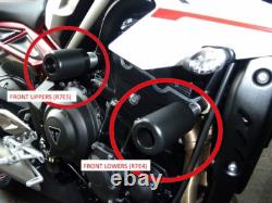 Triumph Street Triple 675 07-17 Cadre Choc Champignons Tongs Avant Plus Bas R7E4