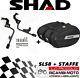 Triumph Street Triple 675 2013 Sacoches Latérales Souple Shad Sl58 + Crochets