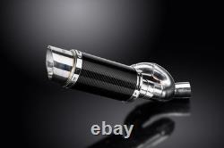 Triumph Street Triple 765RS 17-22 Echappement KIT-Silencieux 200mm Rond Carbone