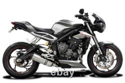 Triumph Street Triple 765RS 17-22 Echappement KIT-Silencieux 343mm XOvale Titane
