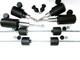 Triumph Street Triple 765 R Bas 2017-2021 Choc Champignons Kit Moteur Tongs Pad