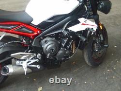 Triumph Street Triple 765 R Bas 2017-2021 Choc Champignons Kit Moteur Tongs Pad