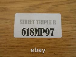 Triumph Street Triple R 2013 Droit Repose-Pieds Support Montage 618MP97